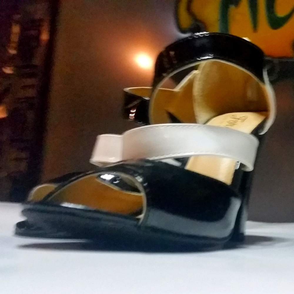 Paula Abdul new patent leather heels.